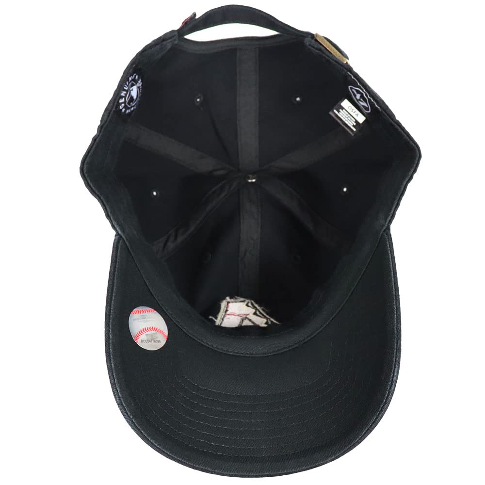 47 Cap Major League Baseball MLB Logo Hat Cleanup Brand Low Cap Unisex Arizona Diamondbacks Black Free Size Men's Women's B-RGW29GWS-BKB
