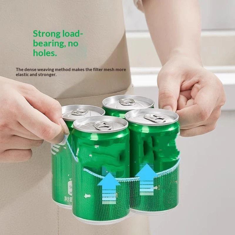 100 Pcs Kitchen Sink Anti Clog Drain Mesh Bags Upgraded Extra Thick Elastic Edge Dense Filter for Food Residue Home Use