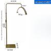 Lumină de umplere LED Oeny, 24 inch, Aurie, Semilună