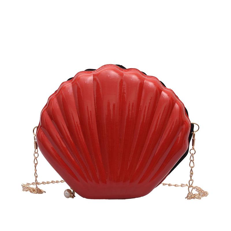 Foreign-style shell bag, the new Korean version of the season, fashionable and simple chain bag ins wind messenger creative shoulder bag