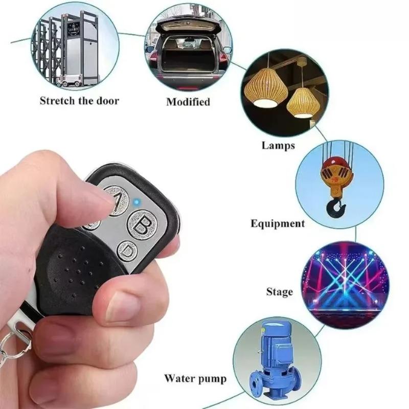 Door Remote Control Cloning Duplicator Key Fob A Distance Remote Control Clone Fixed Learning Code For Gate Garage Door