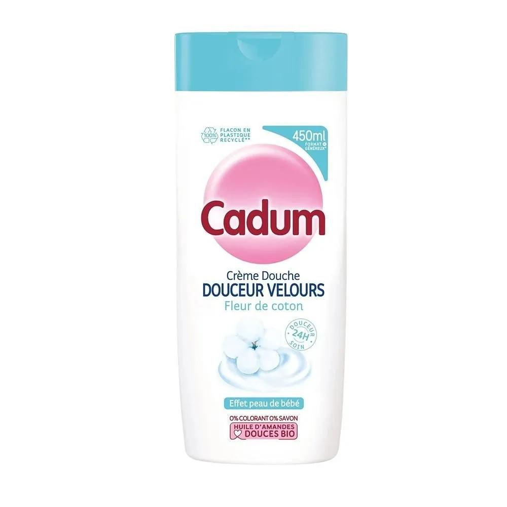 Гель для душа CADUM 450 мл 4 шт. Хлопковый Цветок Бархатный