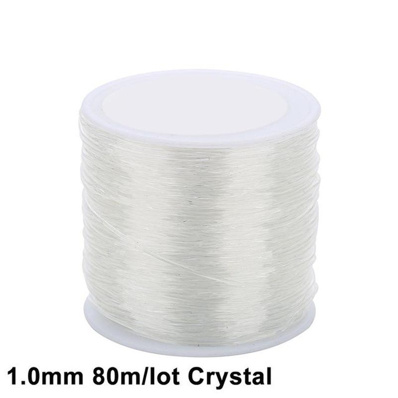100M/Roll Plastic Crystal DIY Beading Stretch Cords Elastic Line Jewelry Making Supply Wire String Jeweleri Thread String Thread