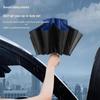 Twelve-Bone Oversized Folding Men's Umbrella: Custom Logo, Dual-Use for Sun and Rain