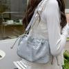 2025 Elegant Chinese Pleated Cloud Underarm & Crossbody Bag for Women