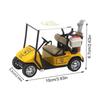 1 36 Scale Golf Cart Model With Pull Back Action For Desktop Display And Collectible