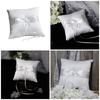 Unique Pearls Rings Bearer Pillow Cushion Bows for Proms, Anniversaries, Ceremonies, Wedding Embellishments