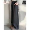 Girls' Velvet Wide-Leg Pants Winter 2025: Trendy Slim Fit, Thick Warmth, Straight-Leg Long Pants for Big Girls