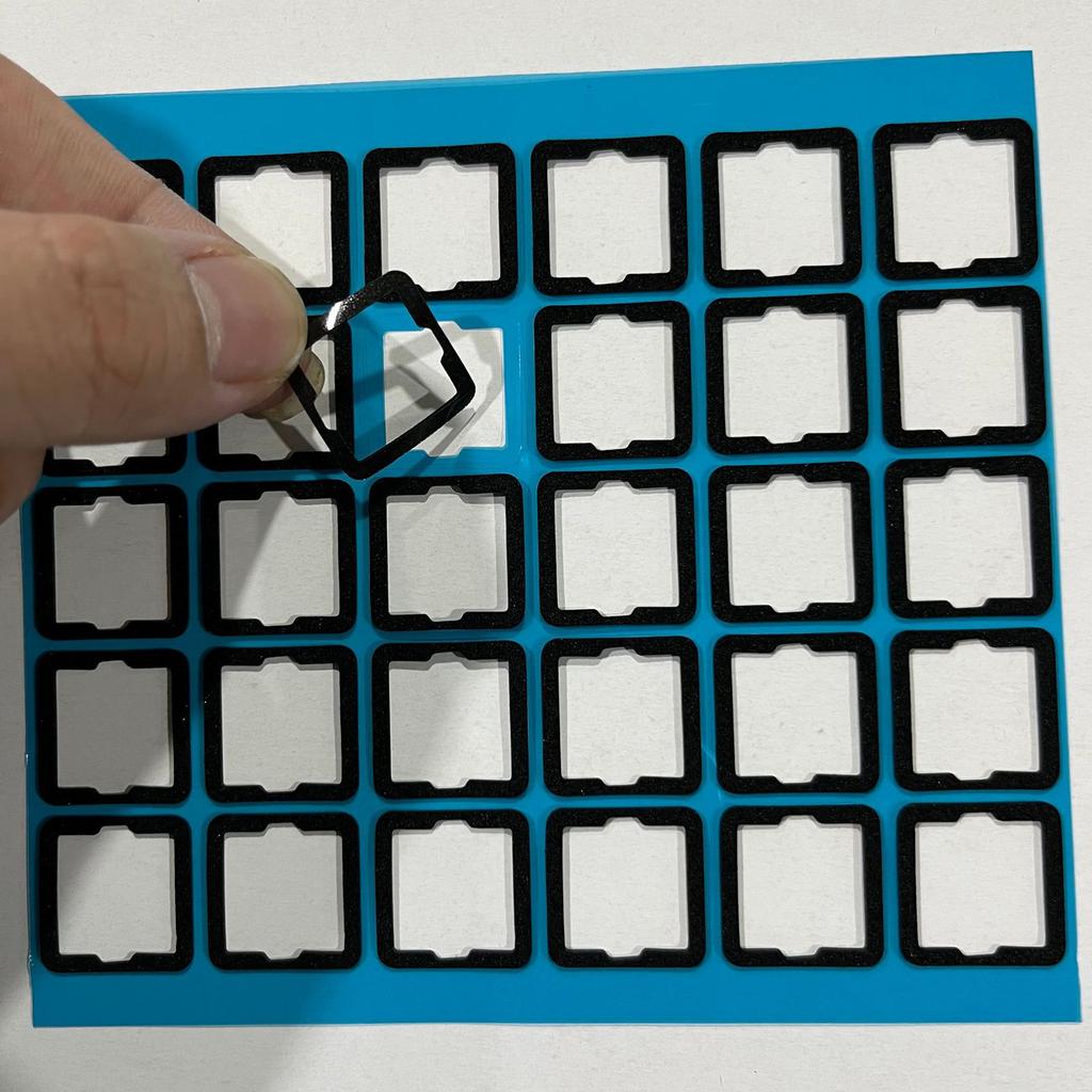 Nálepky na prepínače PCB Pad Pena EVA PE PORON Materiál pre Mechanickú Klávesnicu Gasket Zlepšenie Kvality Zvuku