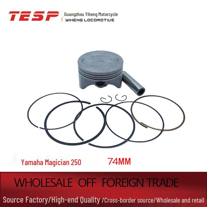 

Yamaha Magician 250 YMH 74mm Piston Kit for XT250, Rator, XG250, Tricker