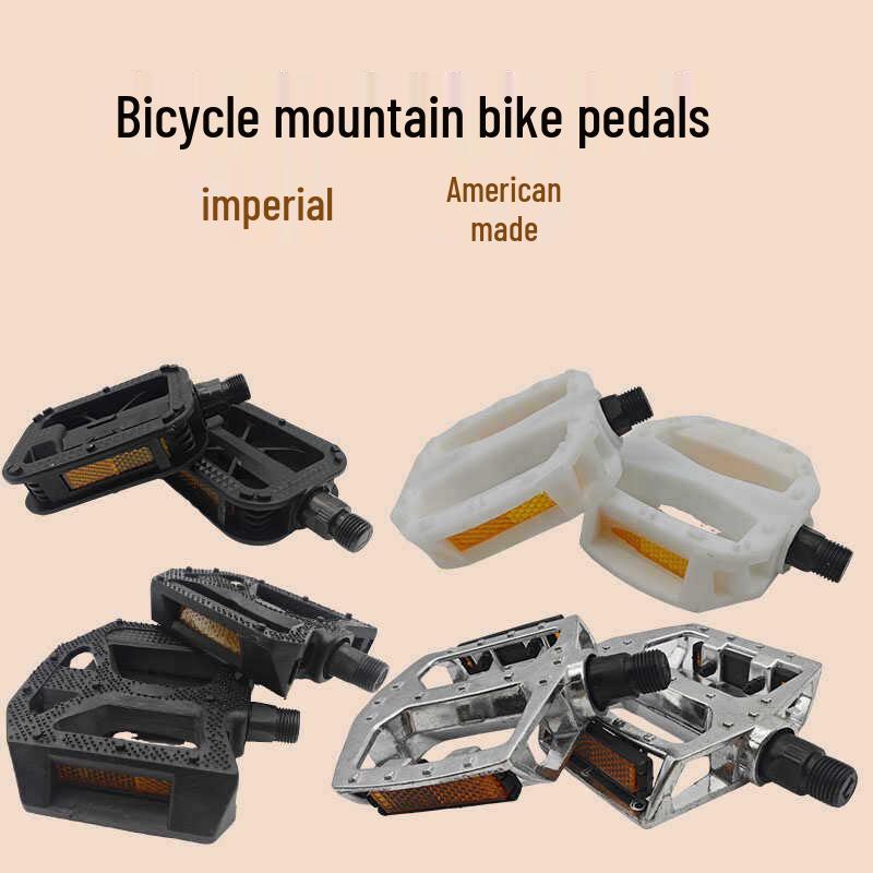 Non-Slip Plastic Mountain Bike Pedals with British-Made Aluminum Alloy and Ball Bearings