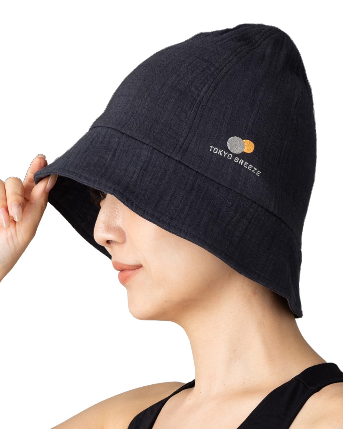 

TOKYO BREEZE Sauna Hat Lightweight double water absorption rate for plenty of cold machine gently protects hair and cute 3 Gray – gauze, 328% water,