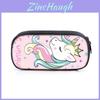 Unicorn Pencil Case Large Capacity Nylon Storage Bag For Students And Office Use