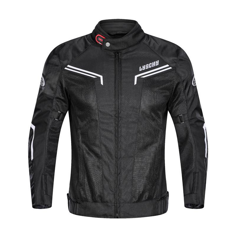 LYSCHY Thunder Wing Riding Suit Motorcycle Jacket Motorcycle Racing Clothing Top Locomotive Suit Summer Breathable Anti-drop S чёрный