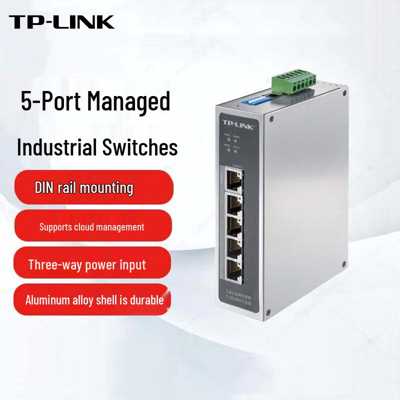 Tp-Link 5-Port Gigabit Industrial Managed Ethernet Switch