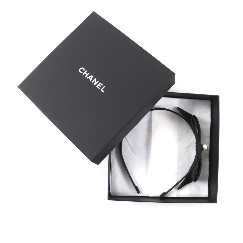 Excellent CHANEL hair accessory black Women 25P AAA845 Used