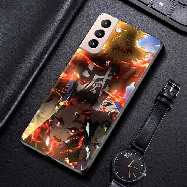 

Чехол для Samsung Galaxy S21 S20 S10 S9 S8 Plus Ultra 5g S10lite S10e S7edge S20 S21 Fe, чехол Demon Slayer Kimetsu, аниме For Samsung S21 FE