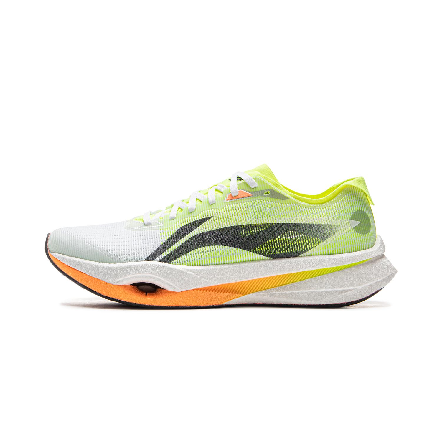 

new LINING Trend Pro Running Shoes Unisex Low top White Yellow Green 41