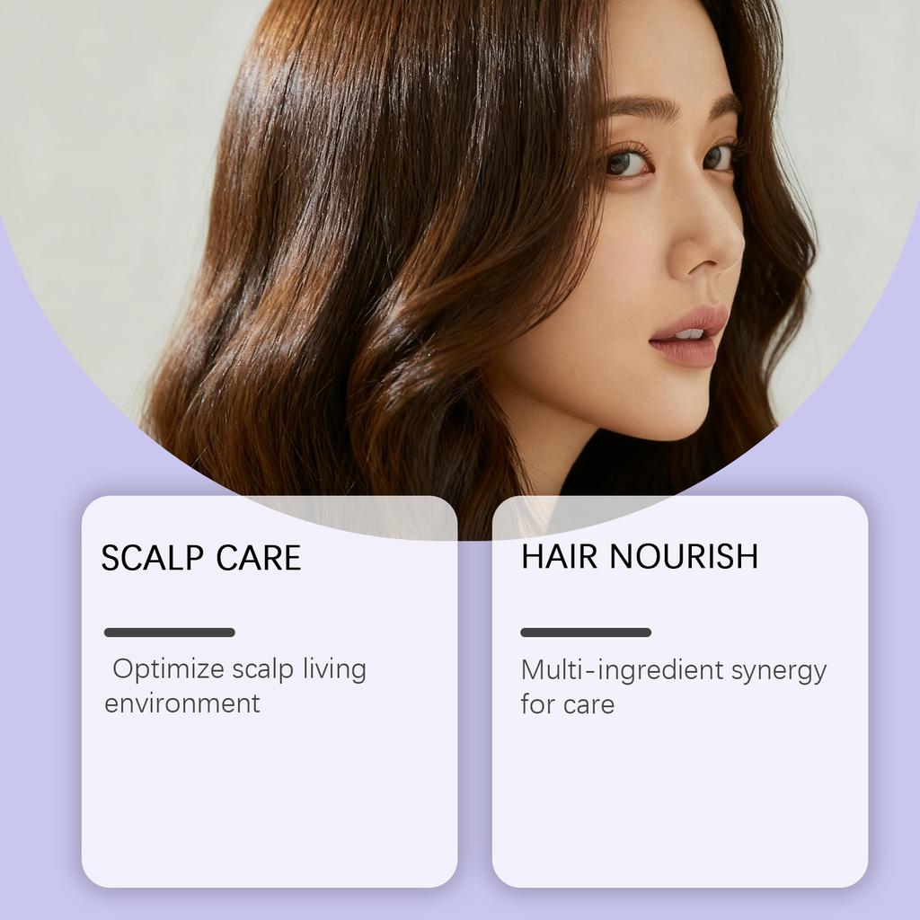 GleamXi Hair Volumizing Essence - Nourishing Frizzy Hair Strands, Moisturizing Soft Lightweight, Care Essence