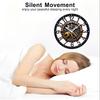 25cm Circular Iron Wall Clock with a Clear Plastic Cover To Protect the Face