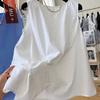 Minimalist White Cotton Knot Tank Top For Summer Casual Wear Women