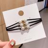 Three-in-one Hairband, Pearl Elastic Hair Tie, Hair String Hair Accessory, Hair Band