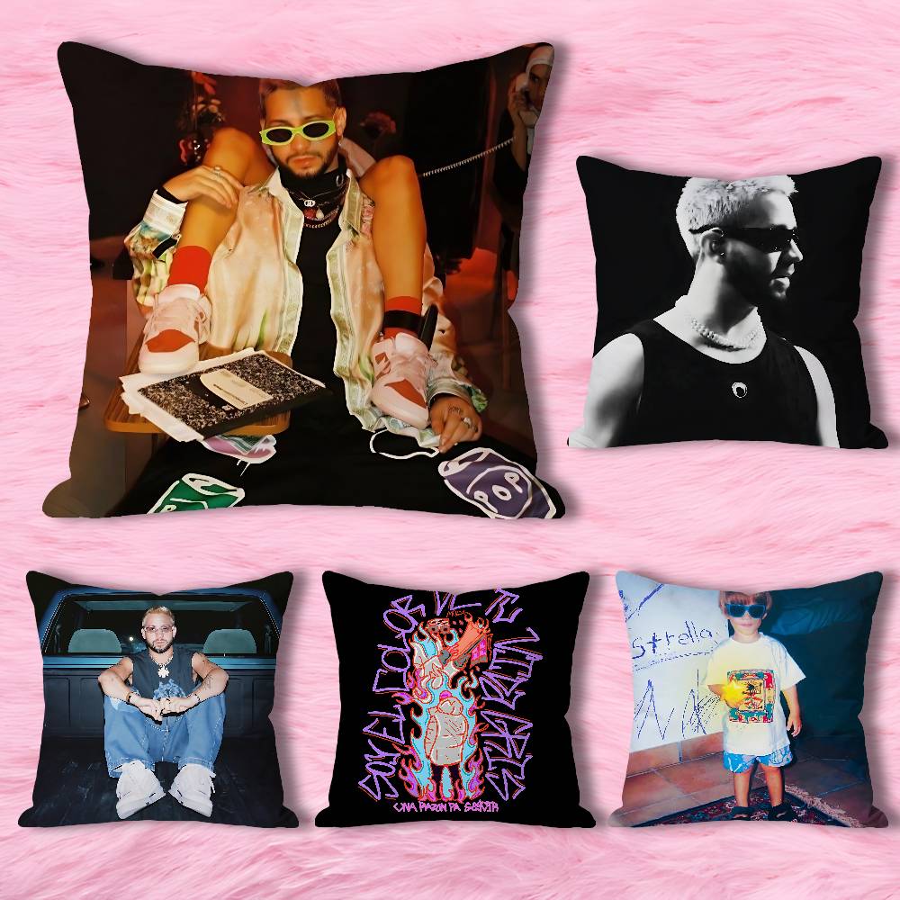 Singer M-Mora Album MICRODOSIS Pillow Cases for Bedroom Living Room Sofa Home Decor Polyester Cushion Cover with Zipper
