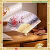 1/2pcs Acrylic Foldable Fan Stand Display Stands Holder Space-Saving Desk Organizer For Japanese & Chinese Hand Fans