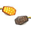 2Pcs Amber Flush Mount LED Turn Signal Lights Compatible with GSXR 600 750 10