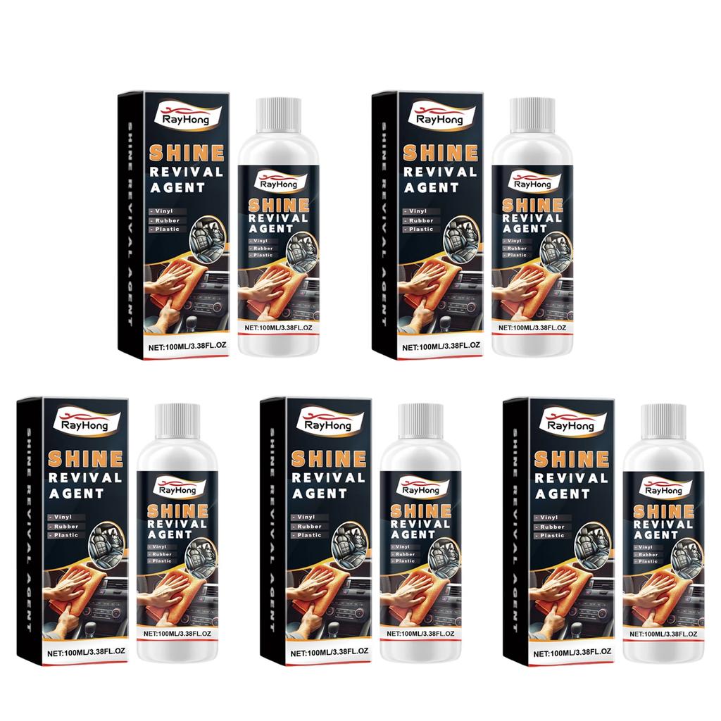Plastic Restorer Revitalizer Car Interior Cleaning Polishing Brightening Back To Black Agent Spray Rubber Plastic Stain Coating