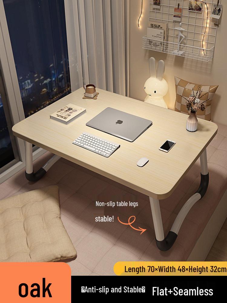 Foldable Bedside Table & Study Desk for Dorms and Kids