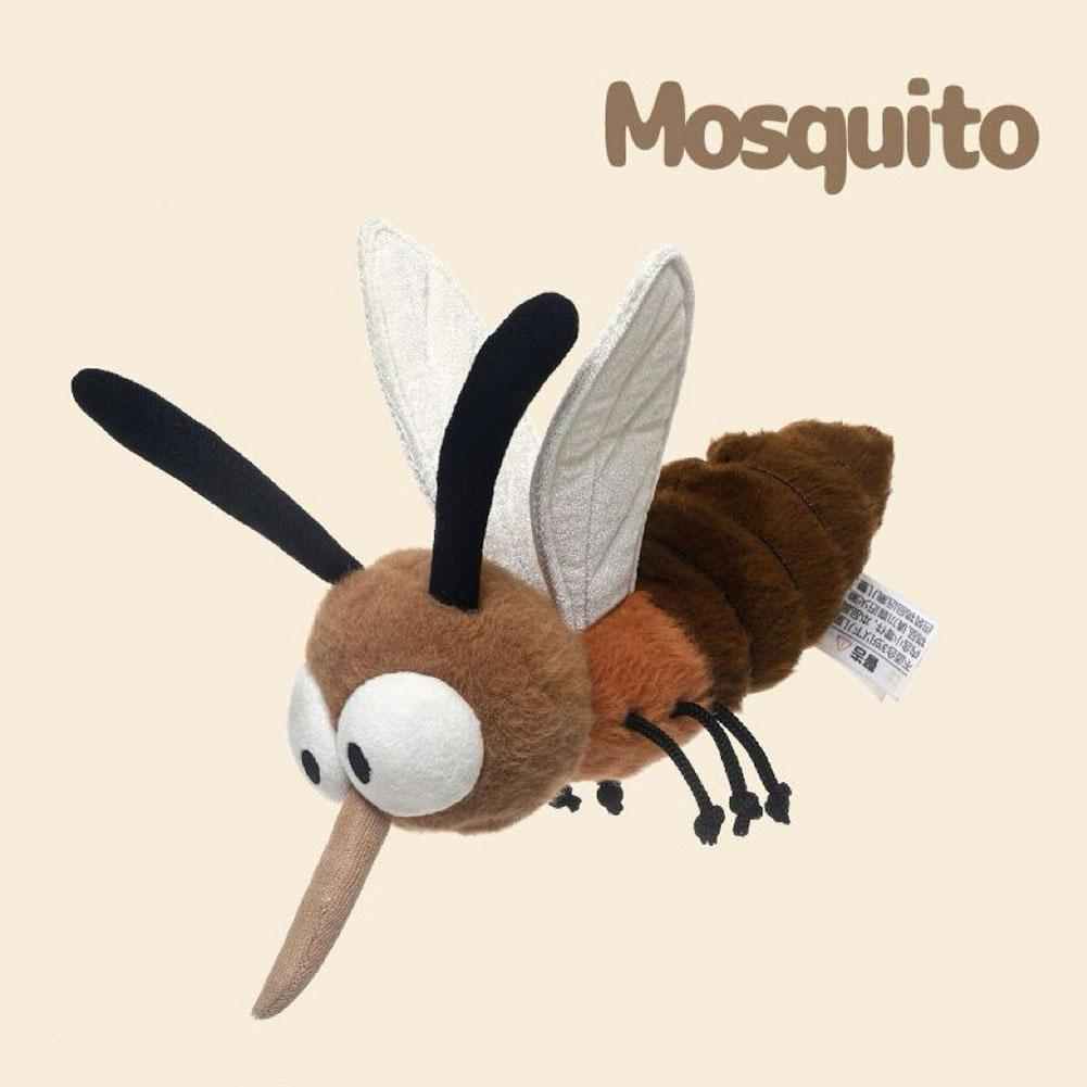 Funny Mosquito Plush Bag Pendant Weird Stuffed Animal Toy For Girls Schoolbag Decor Unique Birthday Gift