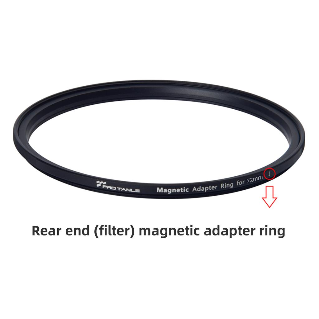 PRO TANLE Magnetic Filter Adapter Ring Kit 82mm Ring Adapter for Filter and Lens Magnetic Adapter Ring for Converting
