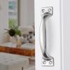 Stainless Steel Universal Bow-Shaped Handle for Doors, Drawers, Cabinets, Wardrobes, and Windows.
