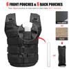 Adjustable Weighted Vest Weight Jacket Oxford Exercise Weight Loading Cloth Strength Training 50kg