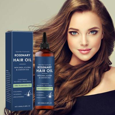 L'olio per la crescita dei capelli nutre il cuoio capelluto, favorisce la crescita dei capelli, rafforza i capelli, rafforza i capelli e fornisce cure per la salute e la nutrizione 100ML