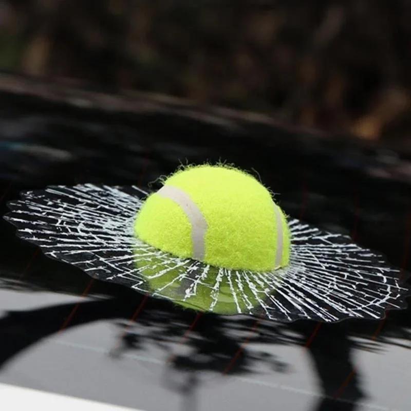 1pcs 3D Car Glass Stickers Basketball Football Tennis Baseball Balls 3D Sticker Waterproof Strong Adhesion Decoration Stickers