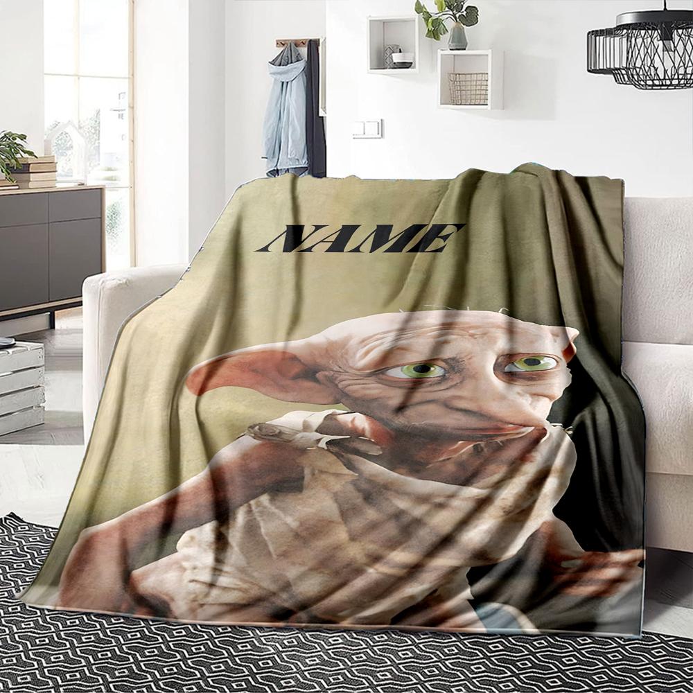 Custom Name Harry Potter Adventure blanket for Couch & Bed, Plush Cozy Fuzzy Blanket Super Soft & Warm Blankets for Fall and Winter. 090879
