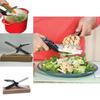 Multipurpose Stainless Steel Kitchen Scissors With Cutting Board Perfect For Vegetables And Baby Food