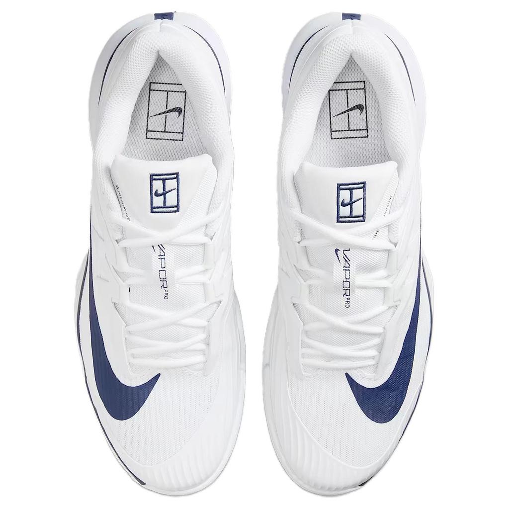Nike Court Air Zoom Vapor Pro 3 Premium HC Weiß Midnight Navy Herren Sneaker HJ6771-100