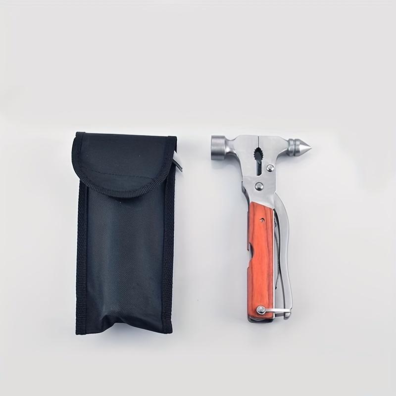 1 stuks Multifunctionele Veiligheidshamer Roestvrij Staal Levensreddende Hamer met Ruitenbreker Outdoor Kamperen Noodvoorraden