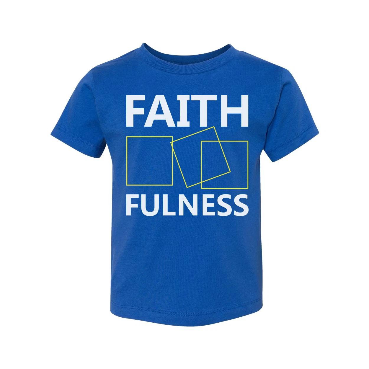 

Faithfulness Christian Unisex Graphic T Shirt With Modern Yellow Square Outline 3XL