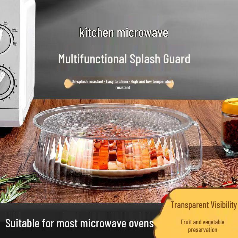Multi-Functional Dustproof Microwave Food Cover & Anti-Fly Dish Protector