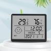 Magnetic Digital Clock with Humidity Thermometer LCD Display High Accuracy Thermo-Hygrometer Indoor Humidity Temperature Meter