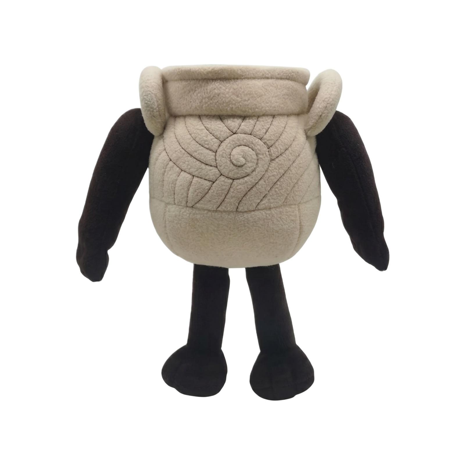

Soft Plush Jar Toy with Spiral Design and Extended Arms for Collectible Display or Comfortable Home Decoration Use One Size