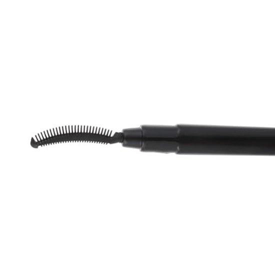 5-piece Silicone Lash Brush Eyelashes Eyelash Separator Mascara Applicator Non-clumping Dust Cover Easy-to-use Makeup Tool (Black-1)