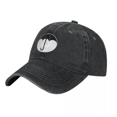 Regenschirm Logo Racerback Baseballkappe Baumwollmützen Cowboyhüte Unisex