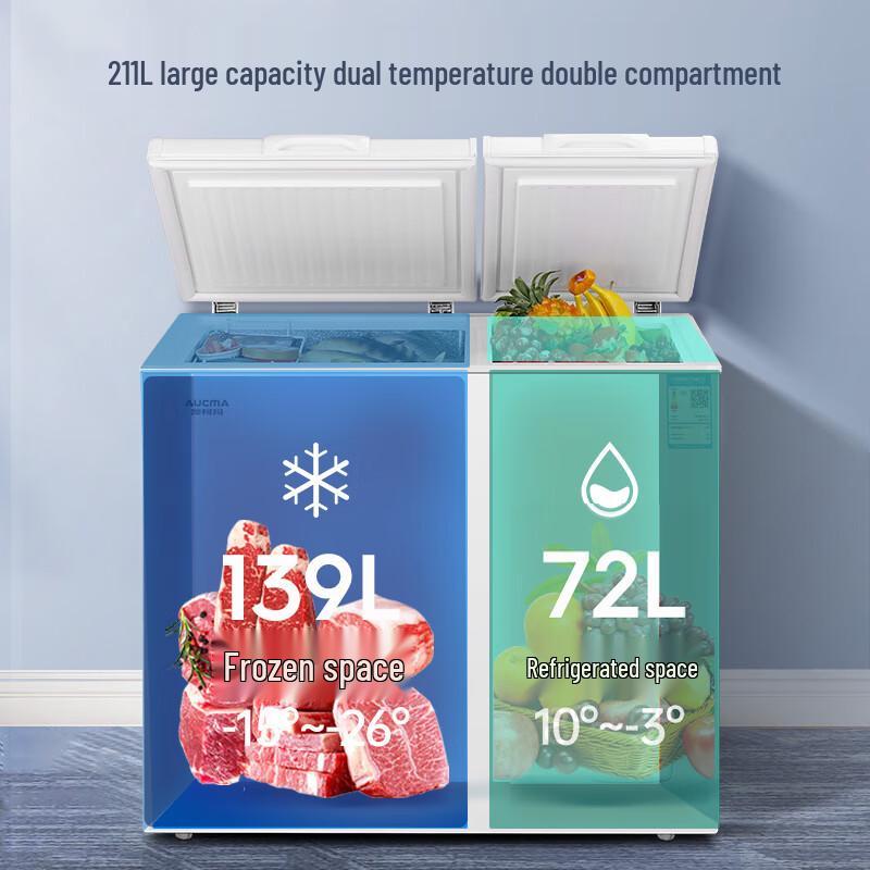 AUCMA Home & Commercial Chest Freezer