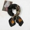 90x90cm Satin Headscarf Print Hair Towel New Square Scarf