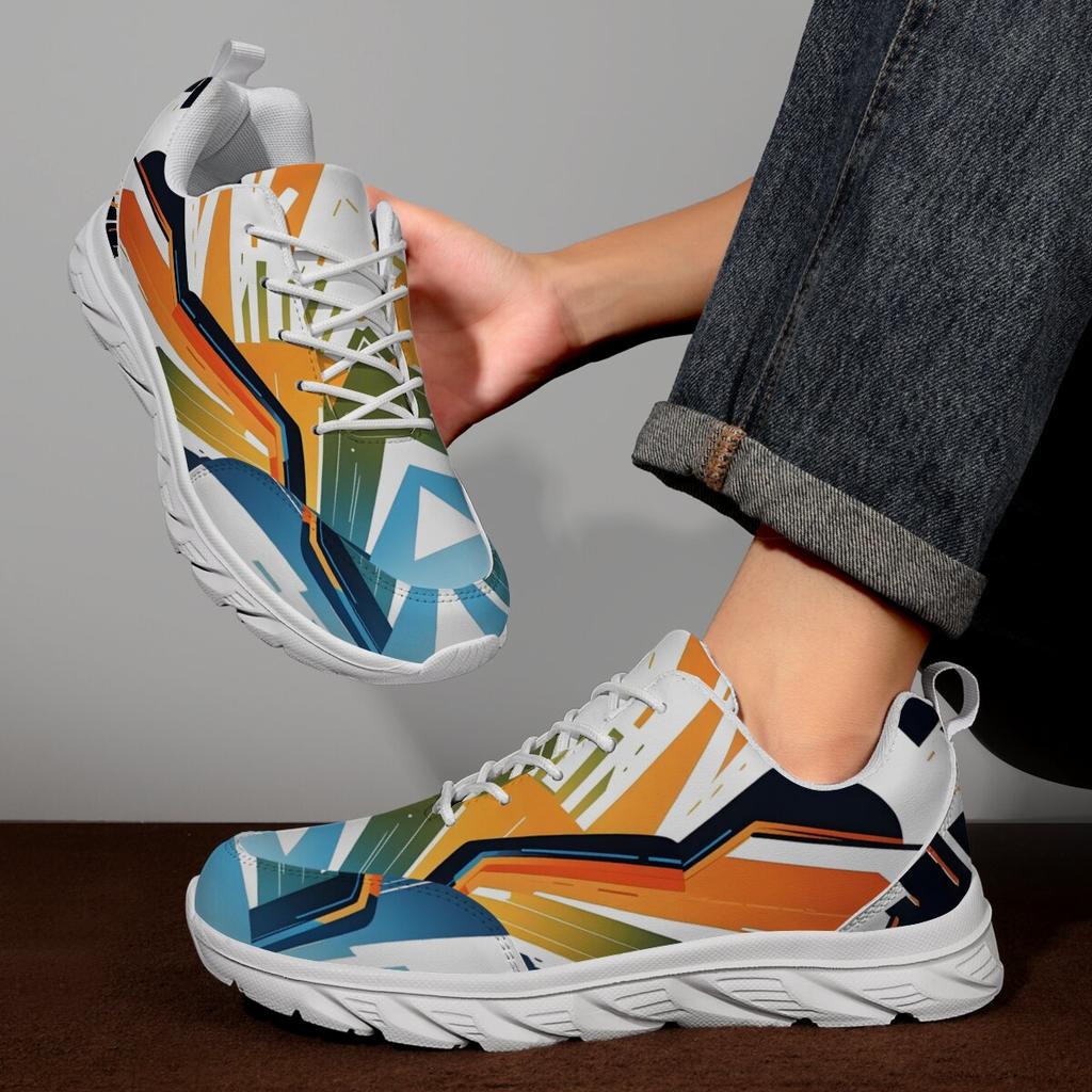 Men's Sneakers Lace Up Casual Shoes for Mens Running Sports Shoes Training Mens Women Sneakers Travel Walking Sneakers Footwear